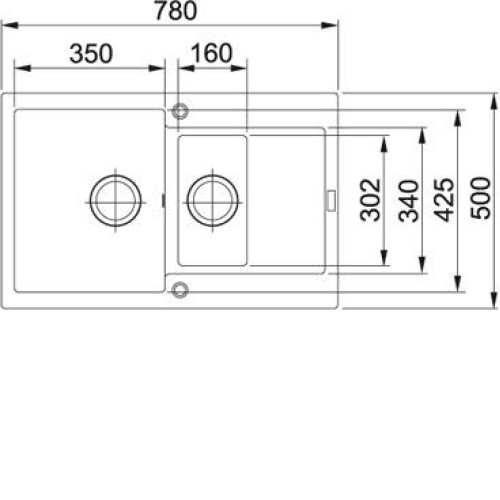 Мойка FRANKE 114.0198.313 MRG 651-78 3 графит, оборачиваемая