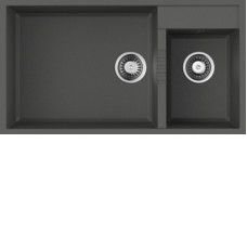 Кухонная мойка OMOIKIRI Tedori 85-2-U-PL Tetogranit/платина (4993947)