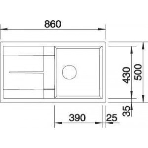 Кухонная мойка BLANCO 515041 metra 5 s кофе silgranit