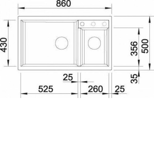 Кухонная мойка BLANCO metra 9 (513268)