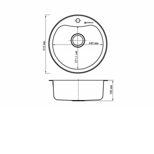 Кухонная мойка OMOIKIRI saroma osa-51-1-in (4993007)