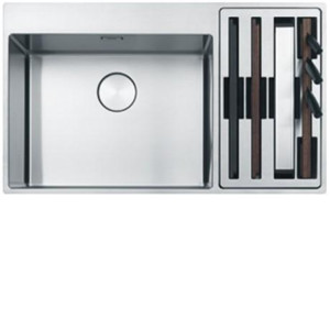 Кухонная мойка FRANKE Box Center BWX 220-54-27 TL рабочий центр слева