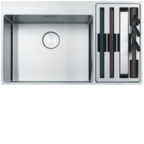 Кухонная мойка FRANKE Box Center BWX 220-54-27 TL рабочий центр слева