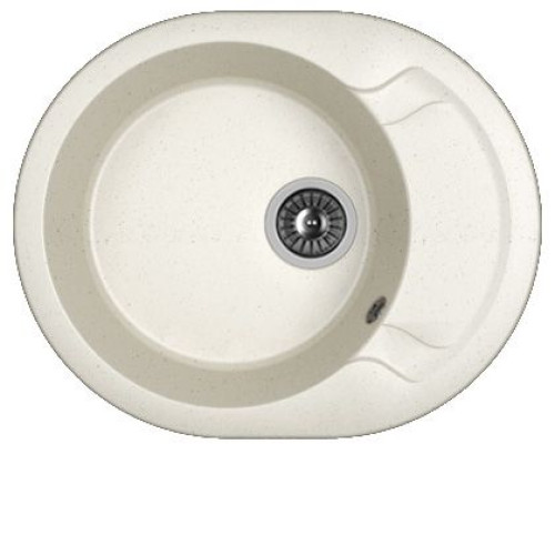 Кухонная мойка DR.GANS Берта (580х470х217) Белый (25.040.B0580.401)