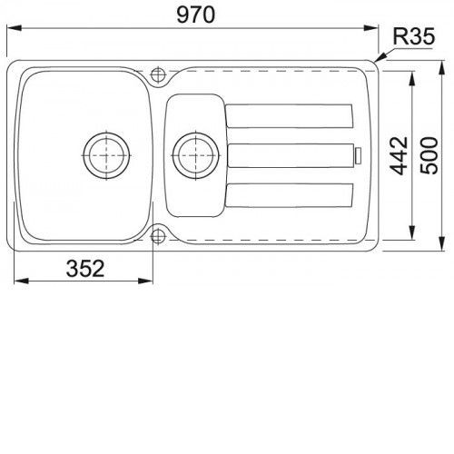 Мойка Franke AZG651стоп-,сахара (114.0489.381 )