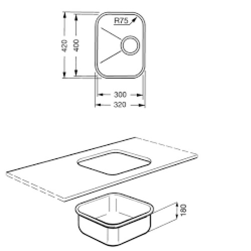 Кухонная мойка SMEG um30