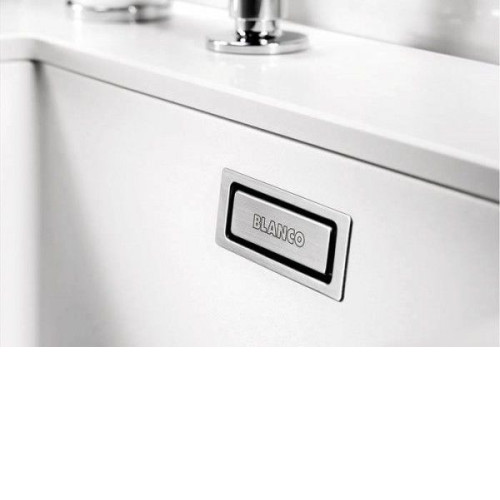 Кухонная мойка Blanco SUBLINE 350/350-U SILGRANIT отводная арматура InFino® белый гранит 523578