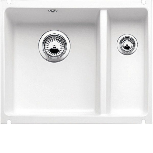 Кухонная мойка BLANCO subline 350/150-u ceramic puraplus белоснежный