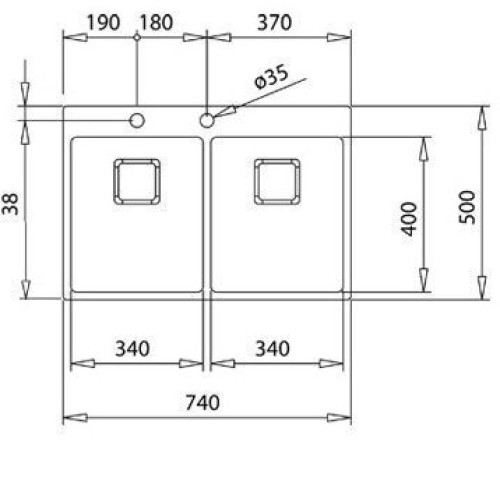 Мойка кухонная Teka FORLINEA RS15 2B 740 (art 115030011)