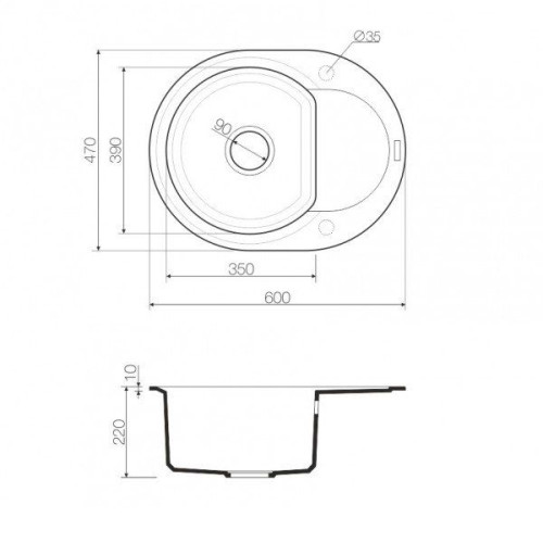 Кухонная мойка OMOIKIRI Sakaime 60E-DC (4993205)