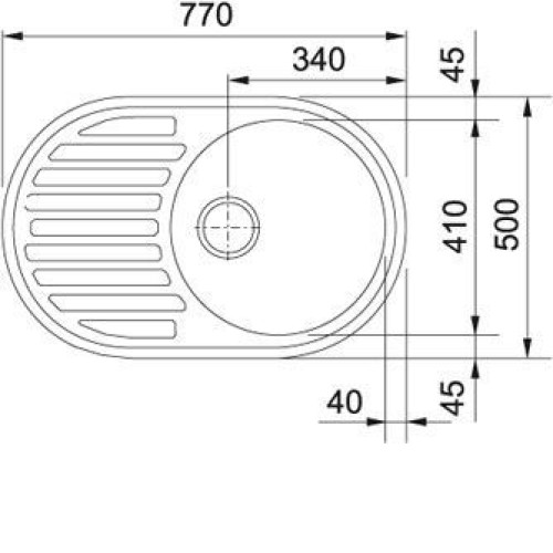 Кухонная мойка FRANKE rog 611 оборач. бежевая со стоп-вентилем