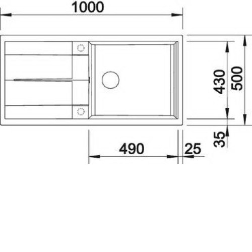Кухонная мойка BLANCO metra xl 6s (517360)