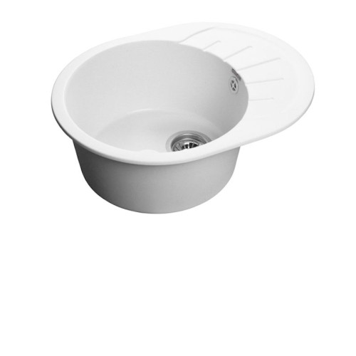 Кухонная мойка GRANFEST Rondo GF-R580L иней