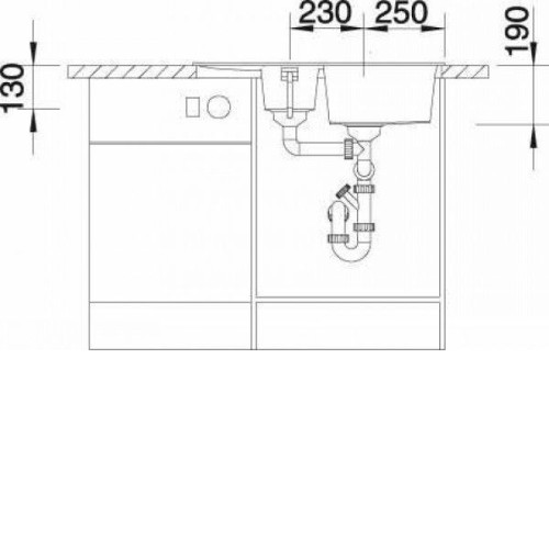 Кухонная мойка BLANCO metra 6s compact (513468)
