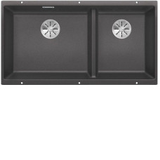 Кухонная мойка Blanco SUBLINE 480/320-U темная скала c отв.арм. InFino (арт.523585)