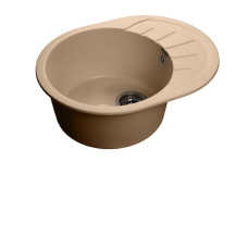 Кухонная мойка GRANFEST Rondo GF-R580L топаз