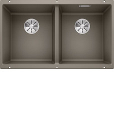 Кухонная мойка Blanco SUBLINE 350/350-U SILGRANIT серый беж с отв.арм. InFino (арт.523581) Кухонная мойка Blanco SUBLINE 350/350-U SILGRANIT серый беж с отв.арм. InFino (арт.523581)