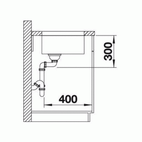 Кухонная мойка BLANCO supra 450-u (518203)