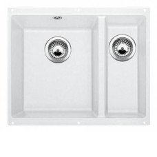 Кухонная мойка BLANCO subline 350/150-u ceramic puraplus глянцевый белый