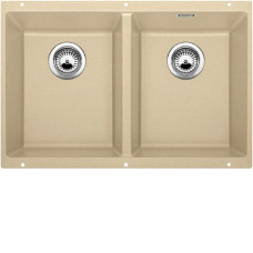 Кухонная мойка Blanco SUBLINE 350/350-U SILGRANIT отводная арматура InFino® шампань гранит 523580 Кухонная мойка Blanco SUBLINE 350/350-U SILGRANIT отводная арматура InFino® шампань гранит 523580