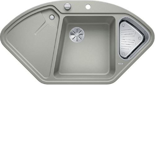 Мойка BLANCO 521255 DELTA SILGRANIT жемчужный с клапаном-автоматом