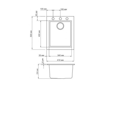 Кухонная мойка OMOIKIRI bosen 41-ev(4993219)