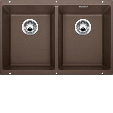 Кухонная мойка Blanco SUBLINE 350/350-U SILGRANIT кофе с отв.арм. InFino (арт.523583) Кухонная мойка Blanco SUBLINE 350/350-U SILGRANIT кофе с отв.арм. InFino (арт.523583)