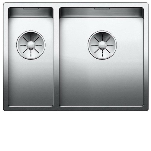 Кухонная мойка BLANCO CLARON 340/180-U 521610 нерж. сталь