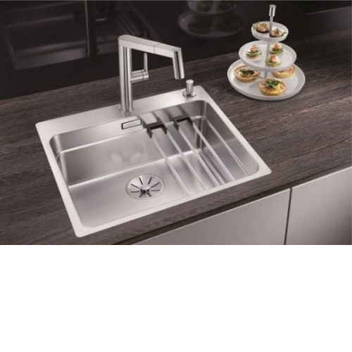 Кухонная мойка Blanco ETAGON 500-IF/A нержавеющая сталь зеркальная полировка 521748