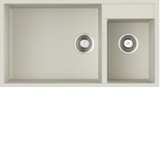 Кухонная мойка OMOIKIRI Tedori 85-2-U-WH Tetogranit/белый (4993943)