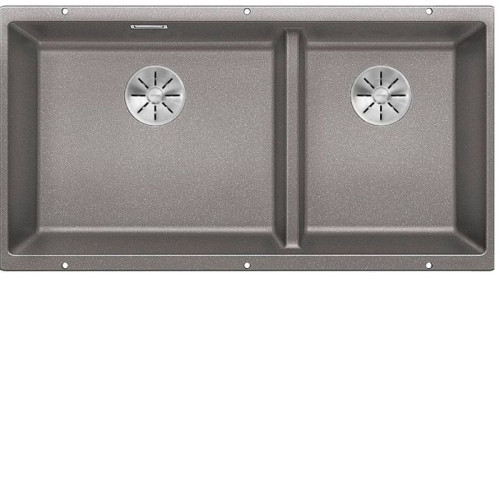 Кухонная мойка Blanco SUBLINE 480/320-U алюметаллик c отв.арм. InFino (арт.523586)