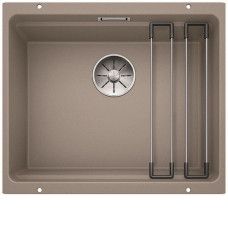Кухонная мойка Blanco ETAGON 500-U SILGRANIT PuraDur серый беж гранит 522234