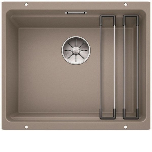Кухонная мойка Blanco ETAGON 500-U SILGRANIT PuraDur серый беж гранит 522234