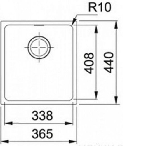 Кухонная мойка FRANKE SID 110-34 кофе (125.0443.351)