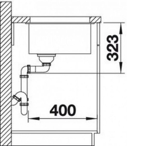 Кухонная мойка Blanco SUBLINE 700-U Level SILGRANIT кофе с отв.арм. InFino (арт.523547)