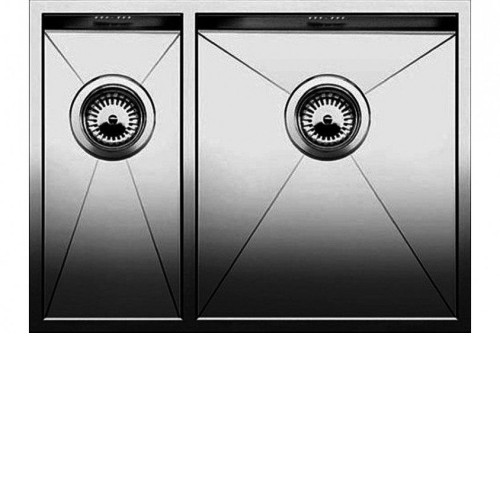 Кухонная мойка BLANCO zerox 340/180-u чаша справа (517255)