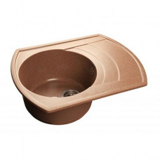 Мойка GRANFEST Rondo GF-R650L (650х500) Терракот 307 с крылом 432899 Мойка GRANFEST Rondo GF-R650L (650х500) Терракот 307 с крылом 432899