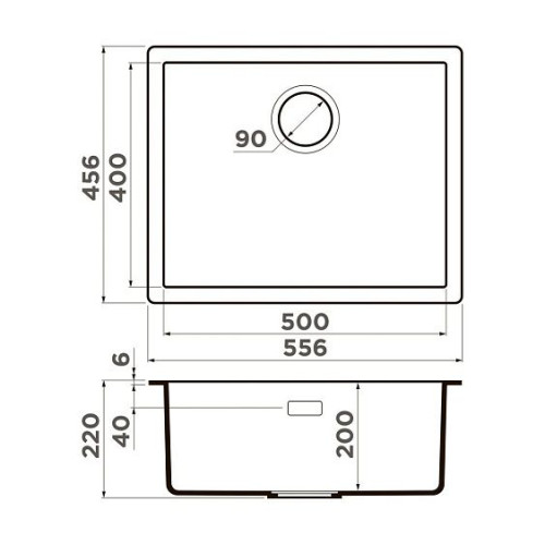 Кухонная мойка OMOIKIRI Yamakawa 55-U/I-GR Artceramic (4993777) Leningrad grey