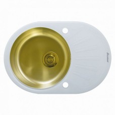 Кухонная мойка Seaman Eco Glass SMG-730W Gold (PVD)