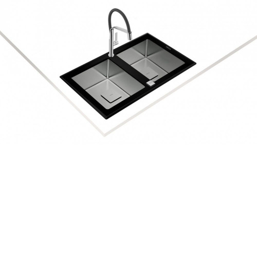 Мойка кухонная Teka DIAMOND RS15 2B 86 BLACK (art.115030017)