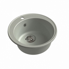 Кухонная мойка GRANFEST QUARZ GF-Z 08 D480 серый Кухонная мойка GRANFEST QUARZ GF-Z 08 D480 серый