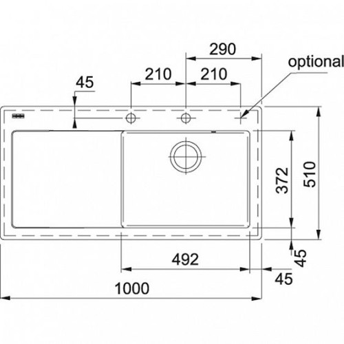 Кухонная мойка FRANKE MTK 611-100 керамика белый (124.0335.707)