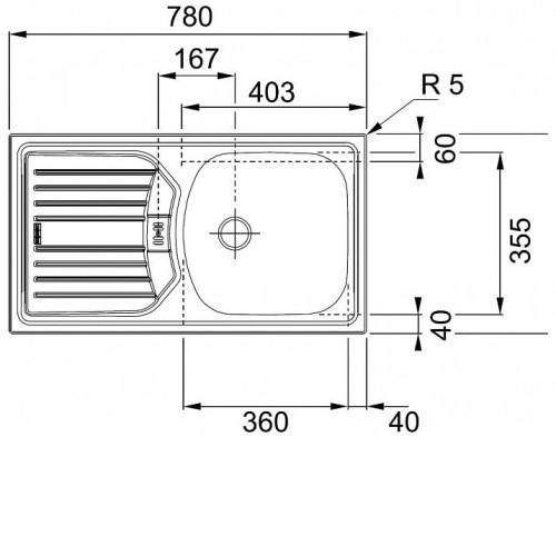 Кухонная мойка FRANKE ETL 614 N