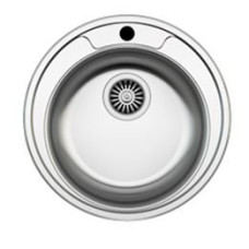 Кухонная мойка Zigmund & Shtain Kreis 480.7 polished с сифоном