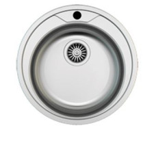 Кухонная мойка Zigmund & Shtain Kreis 510.7 polished с сифоном