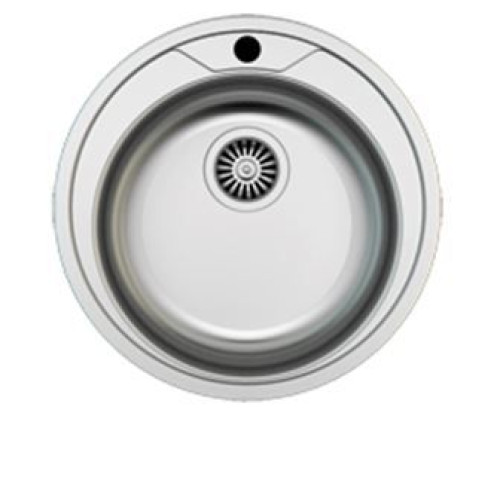 Кухонная мойка Zigmund & Shtain Kreis 510.7 polished с сифоном