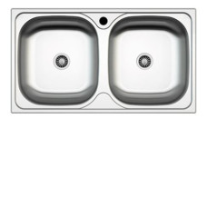 Кухонная мойка Zigmund & Shtain Rechteck 780D.8 polished с сифоном