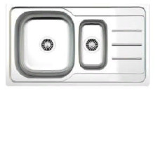Кухонная мойка Zigmund & Shtain Rechteck 860D.8 polished с сифоном