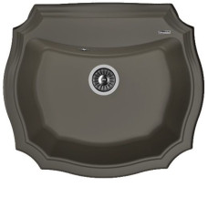 Кухонная мойка FLORENTINA Эмилия 640 антрацит (20.355.D0640.302)