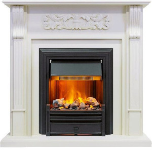Камин DIMPLEX venice под brookline black (фактурный белый) Камин DIMPLEX venice под brookline black (фактурный белый)